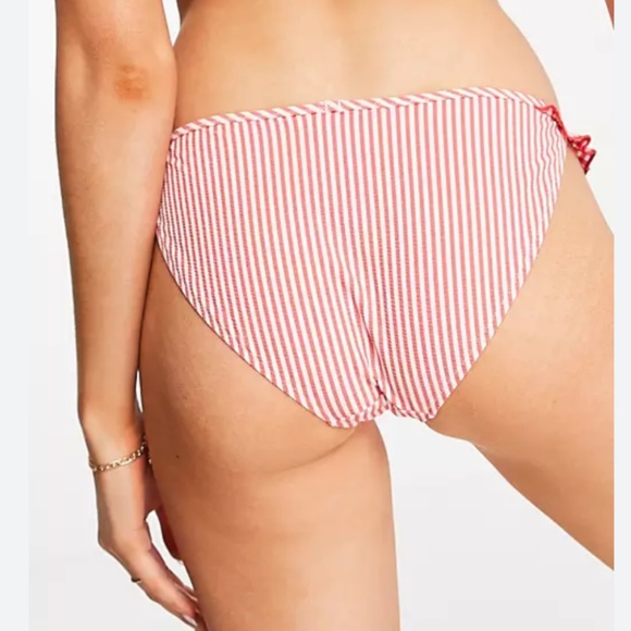 Brand New Aerie Stripe Seersucker Bikini Bottom - Picture 2 of 10